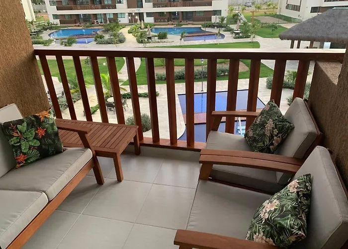 Flat Extraordinario Beira Mar Em Porto De Galinhas Com Pe Na Areia Cupe Beach Living